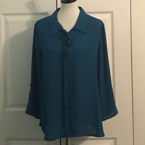 NWT. Notations top in beautiful Teal color.  XL.